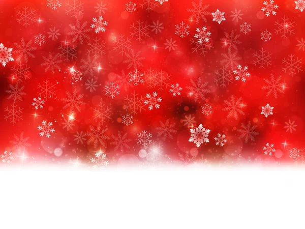 Navidad nieve fondo — Vector de stock