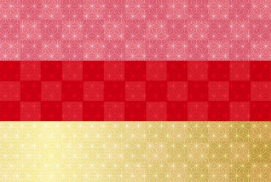 Japon desenli yeni yıl kartı denetimi 