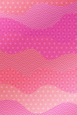 Japon desenli yeni yıl kartı dokusu 