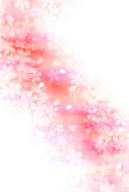 Kiraz Çiçeği Yeni Yıl Kart Japon desenli geçmişi 