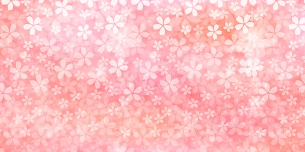 Fleurs Cerisier Papier Japonais Motif Japonais Fond — Image vectorielle