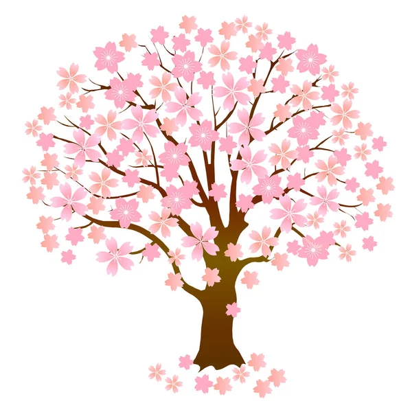樱花春树图标 — 图库矢量图片