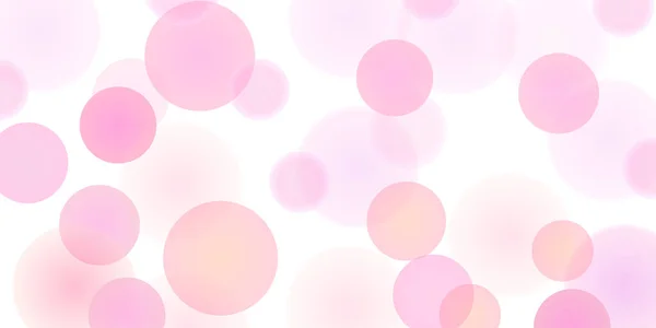 Frühling Polka Dot Rosa Hintergrund — Stockvektor