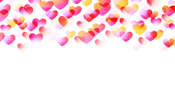 Día San Valentín Corazón Fondo Rosa — Vector de stock