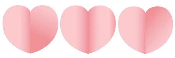 Kalp Pembe Sevgililer Günü Ikonu — Stok Vektör