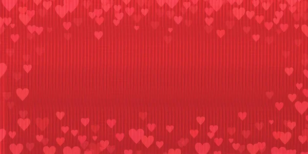 Valentine Day Heart Red Background — Vettoriale Stock