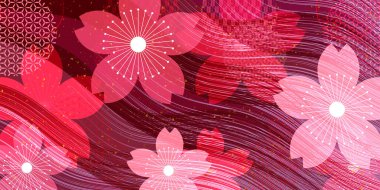 Kiraz çiçekleri bahar çiçek arka plan