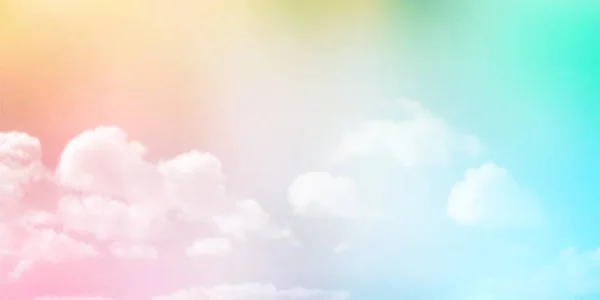 Cielo Nube Paisaje Colorido Fondo — Vector de stock