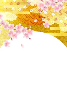 Kiraz çiçekleri bahar çiçek arka plan