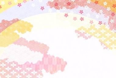 Kiraz çiçekleri bahar çiçek arka plan 