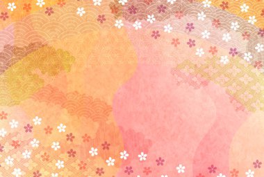 Kiraz çiçekleri bahar çiçek arka plan 