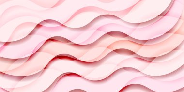 Bahar dalgası Japon kağıdı pembe arkaplan 