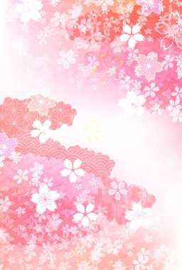 Kiraz çiçekleri bahar çiçek arka plan