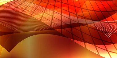 Turuncu dalga altın arkaplan dokusu 