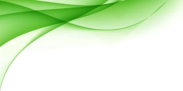 Świeże Zielone Fale Tekstury Tła — Wektor stockowy