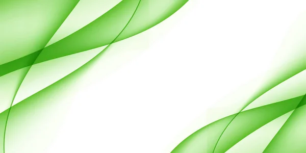 Świeże Zielone Fale Tekstury Tła — Wektor stockowy