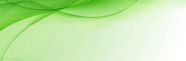 Fresco Verde Onda Sfondo Texture — Vettoriale Stock