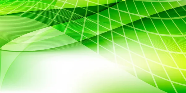Frische Grüne Welle Hintergrund Textur — Stockvektor