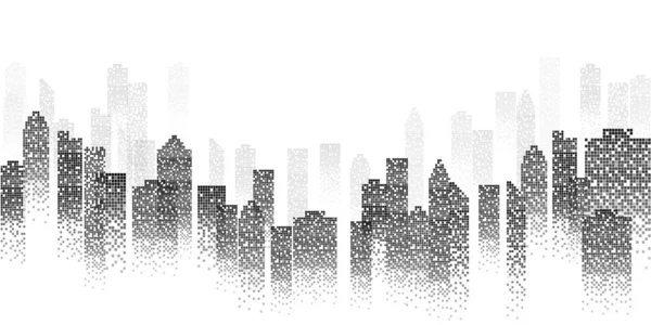 Building Building Urban Condominium Background — Stock Vector