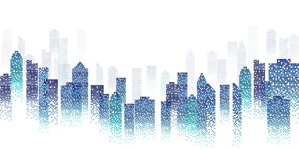 Kentsel kondominyum arkaplanı inşa ediliyor 