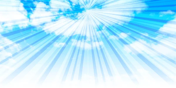 Niebo Chmura Światło Krajobraz Tło — Wektor stockowy