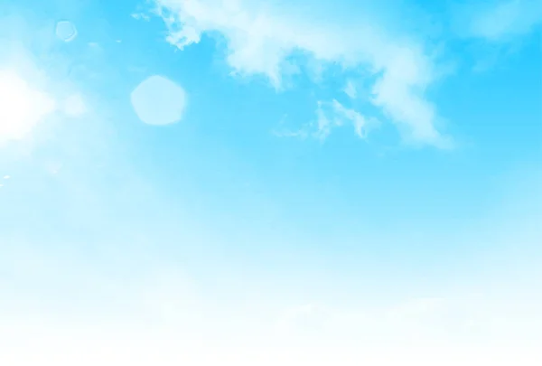 Небесна Хмара Світлий Пейзажний Фон — стоковий вектор