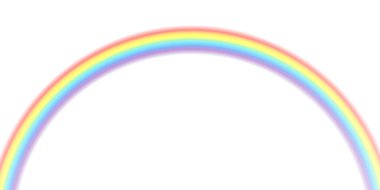 Gökkuşağı renkli kemer suluboya arkaplan