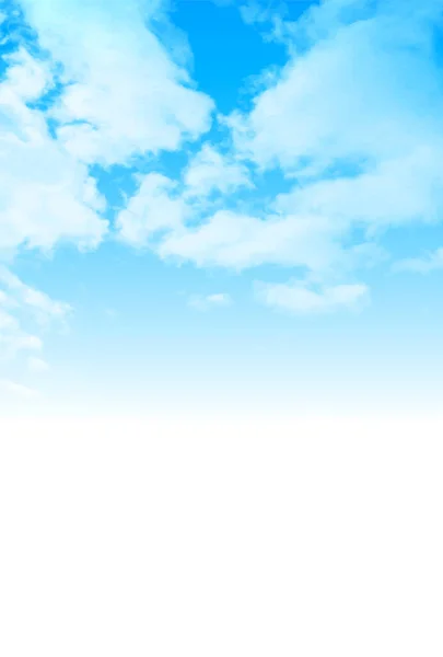 Cielo Nube Luz Paisaje Fondo — Vector de stock