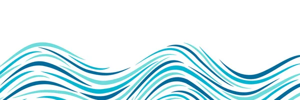 海浪海日本模式夏季背景 — 图库矢量图片