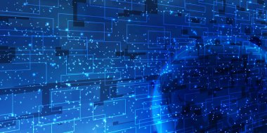 Dünya gecesi gökyüzü ağı arkaplanı