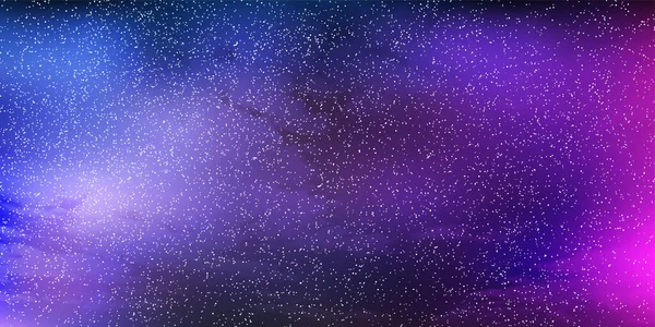 Gece Gökyüzü Yıldızı Manzara Arka Planı — Stok Vektör