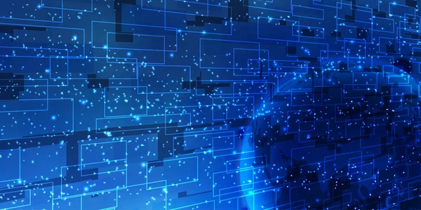 Dünya gecesi gökyüzü ağı arkaplanı