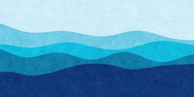 Deniz dalgası Japon desen arka planı