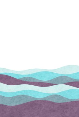 Deniz dalgası Japon desen arka planı