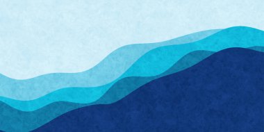 Deniz dalgası Japon desen arka planı