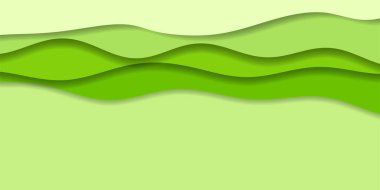 Taze yeşil dalga eğrisi arka planı