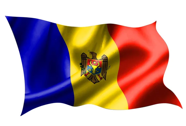 Moldova Country Flag Icon — Archivo Imágenes Vectoriales