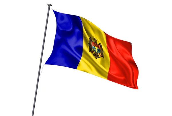 摩尔多瓦国旗图标 — 图库矢量图片
