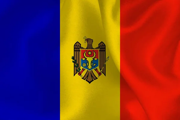 Φόντο Σημαίας Χώρας Μολδαβίας — Διανυσματικό Αρχείο