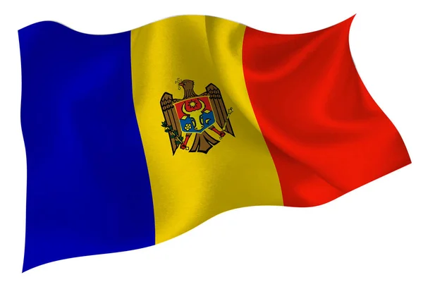 Moldova Country Flag Icon — ストックベクタ