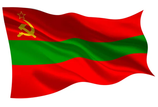 Endoniestor Republic Transnistoria Icono Bandera Del País — Archivo Imágenes Vectoriales