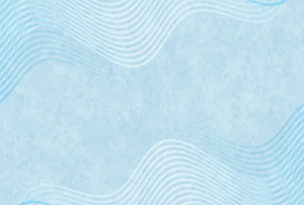 Japanese Paper Wave Summer Background — Image vectorielle