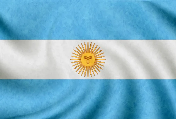 Argentina País Ícone Bandeira Nacional — Vetor de Stock