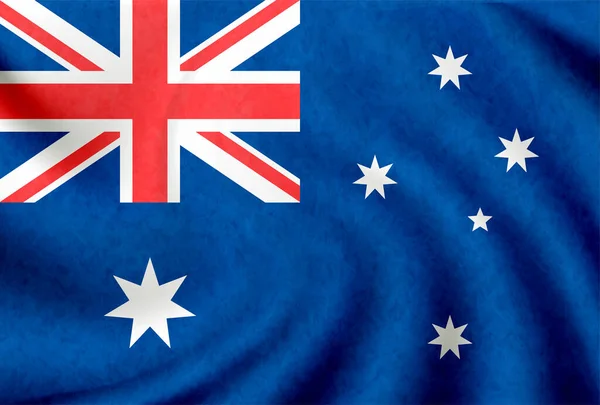 Austrália País Ícone Bandeira Nacional —  Vetores de Stock