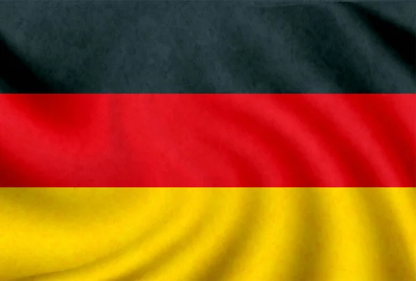 Deutschland Flagge — Stockvektor