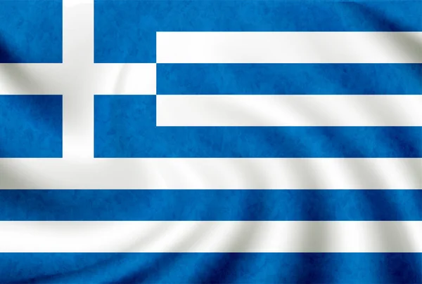 Значок Национального Флага Греции — стоковый вектор
