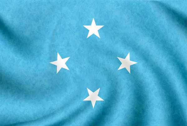 Micronesia País Icono Bandera Nacional — Archivo Imágenes Vectoriales