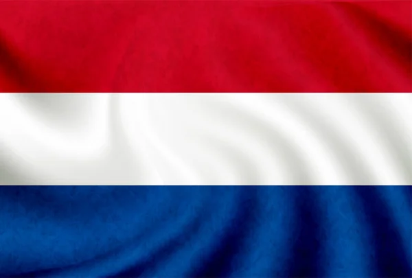 Національний Прапор Нідерландів — стоковий вектор