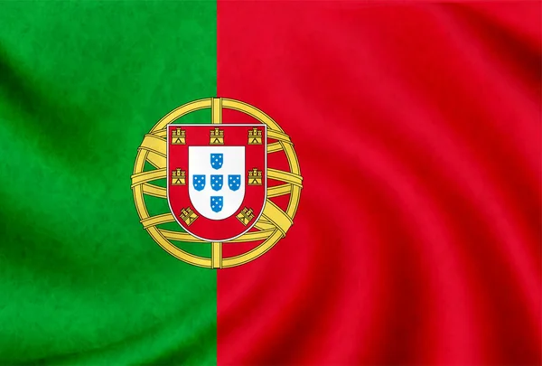 Значок Национального Флага Португалии — стоковый вектор