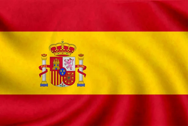 Spaniens Nationalflagge — Stockvektor